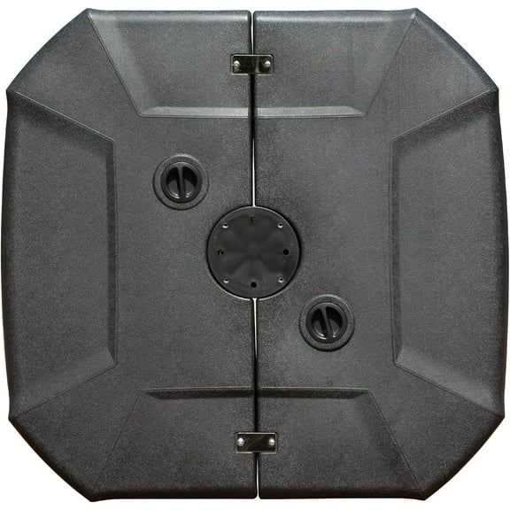 Domi Outdoor Umbrella Base with Wheels, Universal Umbrella Stand Base Water & Sand Filled Weighted Base Offset Umbrella Base for Cantilever Offset Patio Umbrella, 440LBS