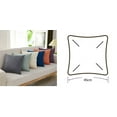 thumbnail image 3 of Janrevotw - Juego de 2 almohadas para sofá, cojín para sala de estar, cojín lumbar de lino grueso de color sólido, cojín grande para la cabeza de la cama y el respaldo., 3 of 8