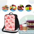 thumbnail image 4 of Lsque Cute Mushroom1 Lunch Bag Lunch Box for Women Men Reusable Insulated Lunch Tote Bag,Leakproof Thermal Cooler Sack Food Handbags Case High Capacity, 4 of 9
