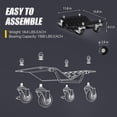 thumbnail image 4 of QinaQin Heavy-Duty Wheeled Car Transporter, Car Transporter with Locking Casters, Multi-Purpose Transporter, Suitable for Cars, Trucks, Rvs, Trailers, Snowmobiles and Motorcycles, 4 of 8
