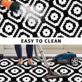 thumbnail image 4 of Black White Geometric Outdoor Rug 3x5 Ft, Non Slip Washable Area Rug, Modern Abstract Art Patio Rugs Carpet Runner, Large Floor Mat for Indoor/Outdoor Deck Porch Camping, 4 of 8