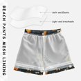 thumbnail image 3 of FORMRS Boys Swim Trunks Quick Dry Mesh Liner Boardshorts Sizes XS-XL, Cartoon Dinosaur, 3 of 7