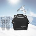thumbnail image 1 of GOGHOST Ski Boot Bag Travel Boot Bag for Ski Helmets Black with White Trim, 1 of 6