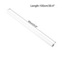 thumbnail image 2 of Privacy Window Film Frosted Glass White Static Cling Heat Non Adhesive for Living Room,23.6x39.4 Inch, 2 of 7