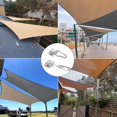 thumbnail image 5 of Sun Shade Sails Hardware Kit 6 Inch for Rectangle Triangle Shade Sail Installation, 304 Anti-Rust Stainless Steel Kit for Outdoor Patio Garden (40Pcs), 5 of 5