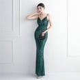 thumbnail image 5 of DEERVEADO-vestido de noche de sirena de Color lavanda, vestido largo elegante de fiesta para mujer, vestido Formal Sexy con lentejuelas y cuello en V, vestidos de noche, 5 of 5