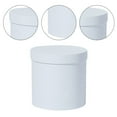 thumbnail image 3 of SHISUYAN 2pcs Floral Arrangements Flower Box Round Box for Proposal Wedding Birthday, 3 of 9