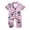 A-Pink, variant on NIEWTR Toddler Baby Girl Short Sleeve Cartoon Tops Pants Pajamas Sleepwear Kids Satin Outfits Cute Everyday Sleepwear