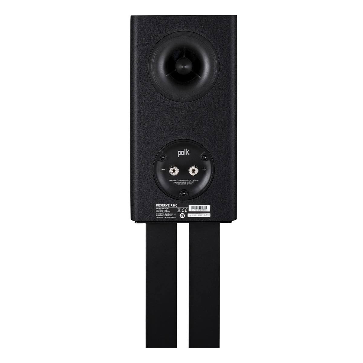 Polk Audio Reserve 100 Compact Bookshelf Speaker - Pair (Black)
