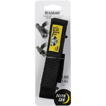 Nite Ize Headband Flashlight Holder - Black