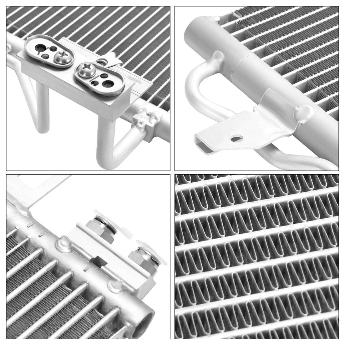 LEDKINGDOMUS AC Condenser for 2008-16 Chrysler Town & Country V6 3.6/3.8/4.0L 2008 Voyager V6 3.3L 2008-20 Dodge Grand Caravan OE#4677782AA/AC 7B0317019/A High-Grade Aluminum Leak Tested 2.94MPa