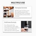 thumbnail image 4 of Portable French Press Coffee Maker Transparent Espresso Coffee Pot Air Press Coffee Machine with Filters for Aero Press, 4 of 6