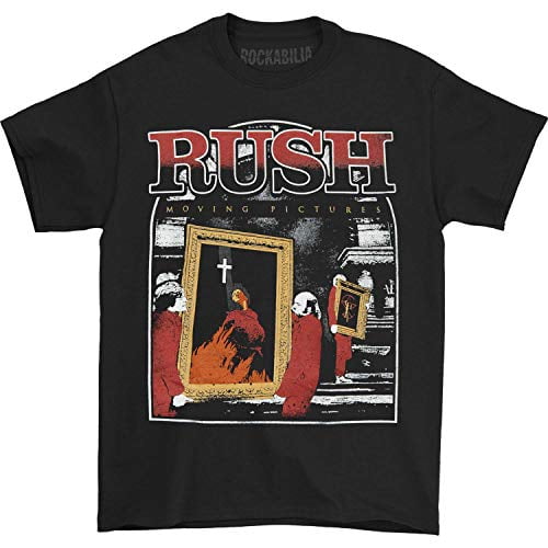 T-Shirt Rush Images en Mouvement Merch Officiel Trafic Noir T-Shirt pour Hommes (Grand)