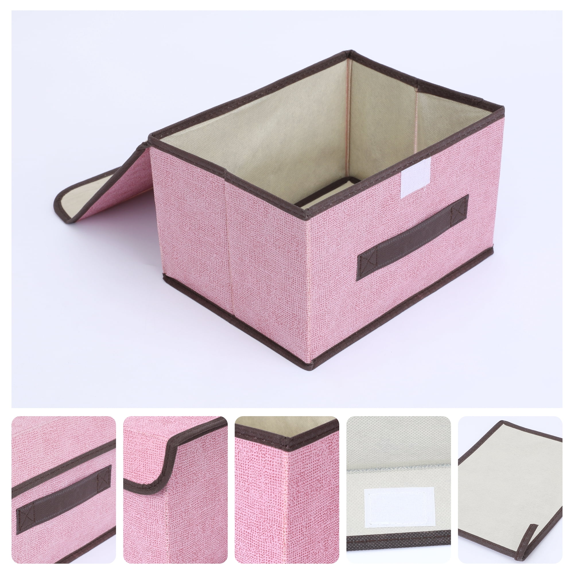 Unique Bargains 1 Pack Clothes Storage Bags Moving Bags Pink 10.2*7.5*6.3in