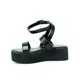 thumbnail image 1 of Sandalia con plataforma Casual para Dama Hanna MX  Rex Black Croc, 1 of 2