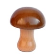thumbnail image 2 of simhoa Wood Wind up Music Box Crafts Ornaments Top Part 360 Degrees Rotation Solid Wood Mushroom Brown, 2 of 8