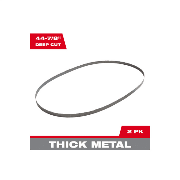 Milwaukee Tool 10/14 TPI Standard Deep Cut Portable Band Saw Blade 2PK