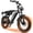Black, variant on ESKUTE Electric Dirt Bike for Adults & Teens, 1500W Motor, 30+ MPH, 48V 41.6Ah Removable Battery, 20"x4.0" Fat Tires, NFC Unlock, 7-Speed, Black
