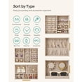 thumbnail image 4 of Joyero SONGMICS Organizador de 5 capas con 3 cajones laterales, 4 of 8