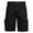 Black, variant on jsaierl Cargo Shorts for Men Camouflage Work Shorts Mid-waist Multi-pocket Five-piece Pants Casual Pants Plus Size Big and Tall Sports Shorts Pants