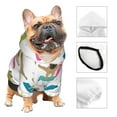 thumbnail image 4 of Junzan Yoga Dogs Poses Dog Hoodie Puppy Sweater Sweatshirt,Cold Weather Coat Pet Clothes for Dog Cat-X-Small, 4 of 9