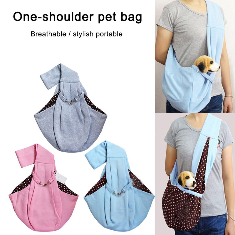 New Puppy Pet Dog Cat Sling Carrier Bag Travel Tote Pouch Shoulder Carry Handbag 