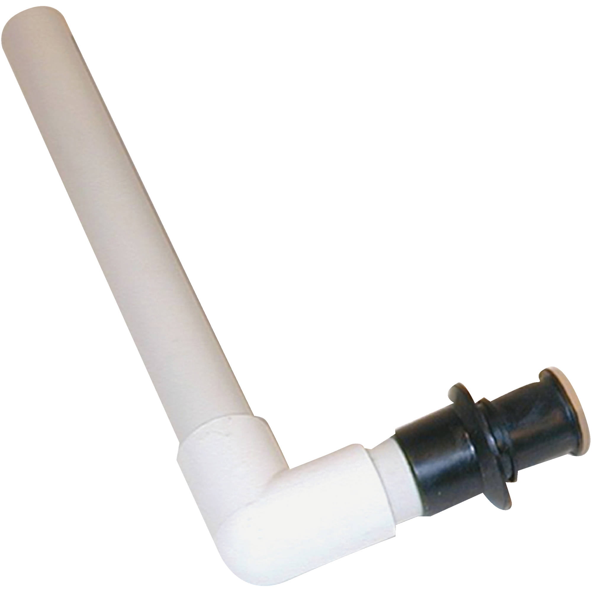 T-H Marine Push In Overflow Drain Tube 90 Degree fits All 1-1 8" T-H Thru Hulls, 12" L by T-H Marine Supplies