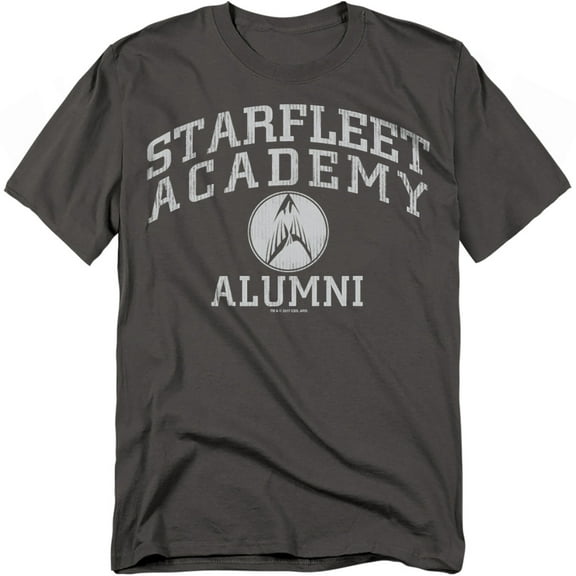 Star Trek Men's Alumni T-shirt X-Large Charcoal