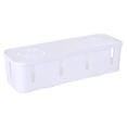 thumbnail image 2 of Household Power Electric Cable Outlet Portable Shockproof Dustproof Shockproof Dustproof Breathable Breathable Charging Cord Organizer Manager Storage Box White, 2 of 9