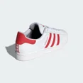 thumbnail image 2 of Size 10.5- Adi-das Men’s Superstars Sneakers Shoes, White/Better Scarlet., 2 of 5
