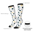 thumbnail image 4 of Naloa Turtles And Corals Thigh High Socks Extra Long Stretchy Sock Women Over Knee High Opaque Stocking Daily Wear, 4 of 6