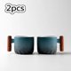 thumbnail image 2 of Juego de tazas de café de cerámica italiana Mini Espresso, perfecto for porciones pequeñas, 2 of 3