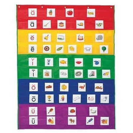 UPC 765023021974 product image for Learning Resources Rainbow Pocket Chart  33-1/2 L x 42 H Inches | upcitemdb.com