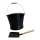 thumbnail image 4 of Cubo de cenizas para chimenea,Cubo de ceniza con tapa y pala práctico,Cubo para cenizas de chimenea,resistente y duradero,Cubos de carbón Accesorios Parrilla versátil,Herramientas para, 4 of 9