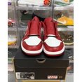 thumbnail image 2 of Ni - ke Ni - ke Air Jordan 1 Low Shoes Bulls White Gym Red Black 553558-163 Mens 12, 2 of 5