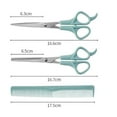 thumbnail image 2 of HHBEAUTY Black Stainless Steel Hair Cutting Shears Set, Thinning Scissor, Comb - Barber Kit for Women/Men/Kids, 2 of 9