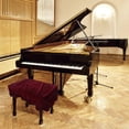 thumbnail image 4 of OULII Piano Seat Cushion Red Silk Elastic Design for Hotel 1Pcs, 4 of 8