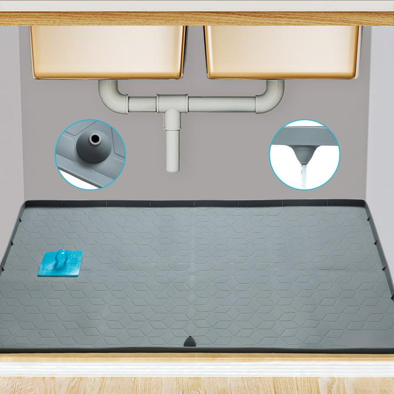  Waterproof Under Sink Mat for Kitchen & Laundry