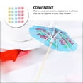 thumbnail image 4 of 60 Pcs Fruit Plate Umbrella Sign Toothpicks Ornament Capacillos Para Cupcake Decorate Bamboo Party, 4 of 6