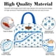 thumbnail image 5 of Bolsa para el almuerzo Coobiiya para mujer y hombre, reutilizable, aislante, color azul, 5 of 8