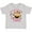 AC-Heather Grey, variant on Little Monkey Girl 2nd Birthday Girls Toddler T-Shirt