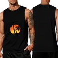 thumbnail image 2 of Yifymode Mens Sleeveless Tank Tops Graphic Workout Gym Shirts Palm Tree Vintage Style T-Shirt, 2 of 5