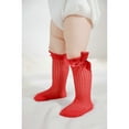 thumbnail image 4 of Dalrosia Baby Girls Knee High Socks Toddler Bow Mesh Long Stockings Infants Thin Socks For Spring Summer, 4 of 4