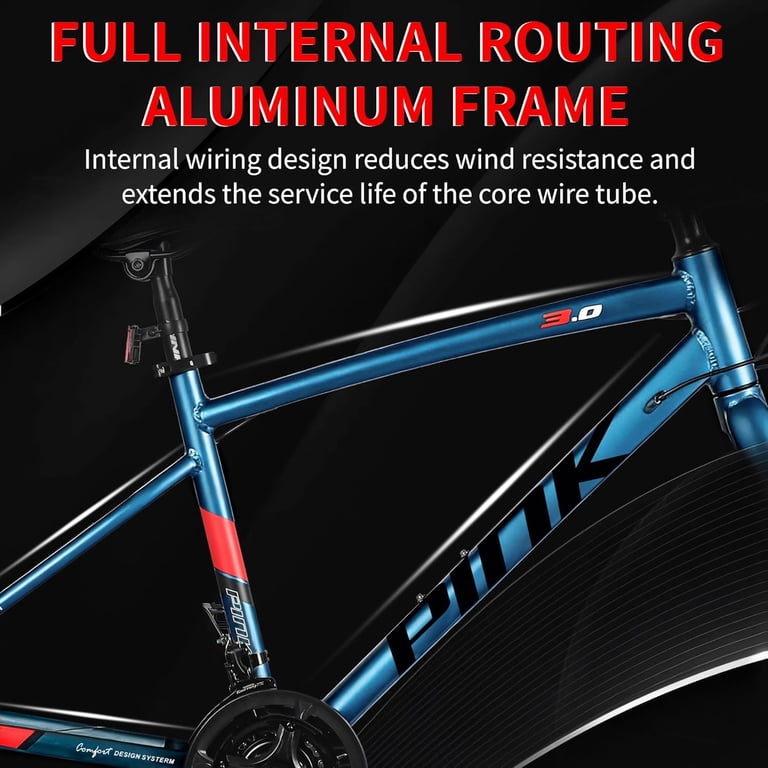 NEORIVER Men's 700C 21-Speed Road Bike, Shimano Gears & Aluminum