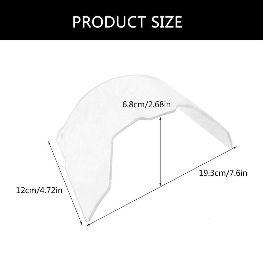 CEORPER Scratch Resistant Clear Helmets Eye Shield Football Helmets Visors Eye Protect