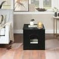 thumbnail image 3 of Contemporary Home Living 20.75" Black Stylish Multi-purpose Cat Furniture Cover, 3 of 4