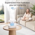 thumbnail image 3 of Dreo Humidificadores para recámara, relleno superior de 4 litros para habitación grande, tiempo de funcionamiento de 36 horas, humidificador de aire silencioso de gran tamaño de 28 dB, para guardería, 3 of 5