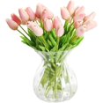 thumbnail image 3 of 30 Pcs Decorations Artificial Tulip Flowers Real Touch Tulips Fake Flowers Wedding Bouquet for Home Wedding, 3 of 5