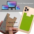 thumbnail image 5 of Cell Phone Wallet Card Holder Sleeves for Case, 3 Pack Black White Grey, 5 of 5