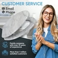 thumbnail image 5 of Sanilo Soft Close Toilet Seat ELONGATED, Quiet and Slow Close Lid and Seat, Strong Bumpers and Hinges, Marble, 5 of 8